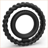 Silicone Dual Textured Penis Ring